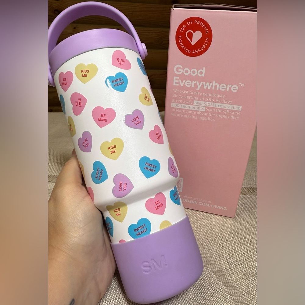 CONVERSATION HEARTS Simple Modern 24oz Kids Trek Pivot Tumbler w/Freebie - Picture 5 of 5